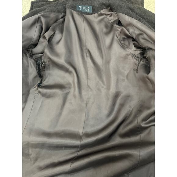 Vintage Studio by Searle Alpaca wool coat brown size medium - Picture 12 of 12